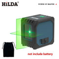 2-Line Green Laser Level Self-Leveling Cross Line, Mini Size USB Charging Convenient to Carry High Visibility Beams