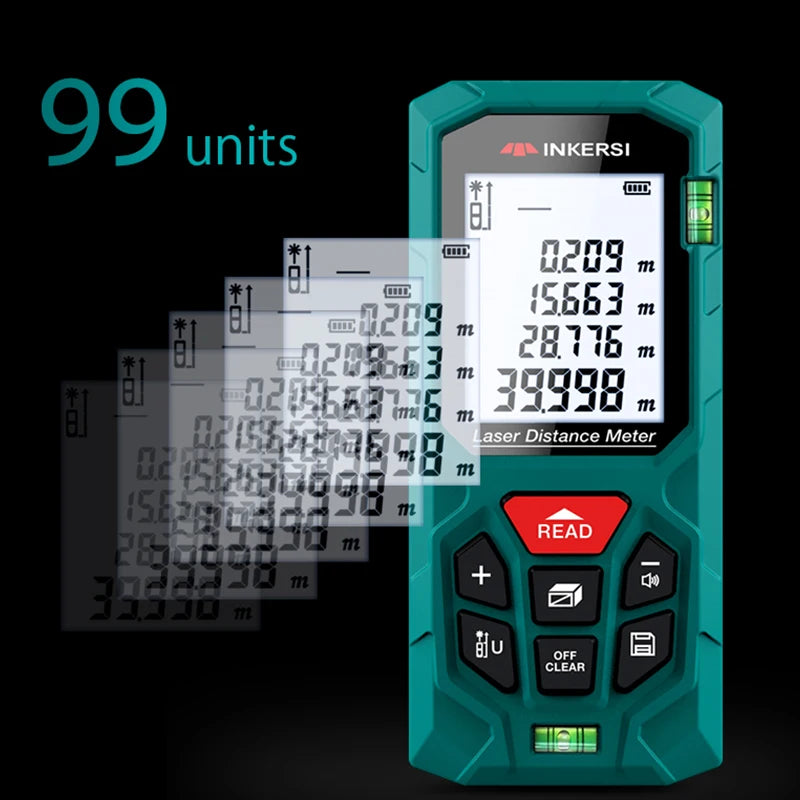 Laser Rangefinder Digital Tape Measure 40M/70M/120M High Precision Laser Distance Meter Digital Roulette Range Finder