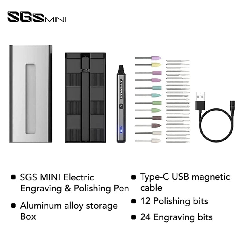 Rotary Tools Electric Engraving Pen Polishing Mini Grinder for Crafts Carve Engrave Grind Sand Polish Home DIY SGS Mini