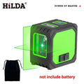2-Line Green Laser Level Self-Leveling Cross Line, Mini Size USB Charging Convenient to Carry High Visibility Beams
