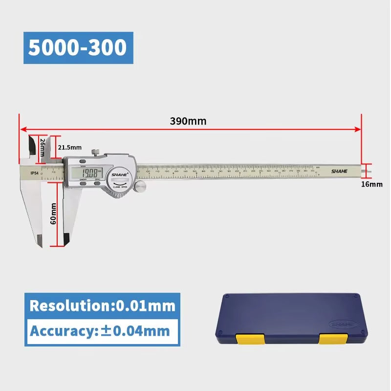 Hardened Stainless Steel Digital Caliper Electronic Vernier Caliper Micrometer Measuring Tools