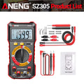 SZ305 Digital Multimeter Professional AC/DC Voltage Ammeter Capacitor Hfe Triode NCV Voltage Induction Electrician Tester