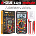 SZ305 Digital Multimeter Professional AC/DC Voltage Ammeter Capacitor Hfe Triode NCV Voltage Induction Electrician Tester