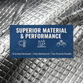 1-10M Waterproof Roof Repair Tape 5/10Cm Width Self Adhesive Aluminum Foil Butyl Tape for Leak Sealing Patching Crack Repair