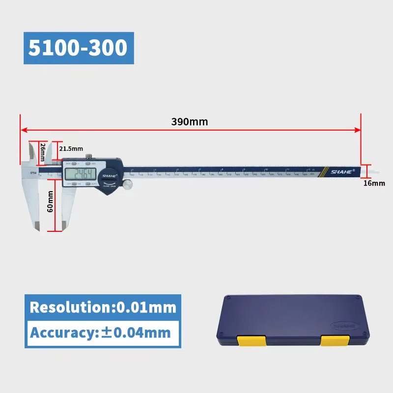 Hardened Stainless Steel Digital Caliper Electronic Vernier Caliper Micrometer Measuring Tools