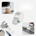 1-10M Waterproof Roof Repair Tape 5/10Cm Width Self Adhesive Aluminum Foil Butyl Tape for Leak Sealing Patching Crack Repair