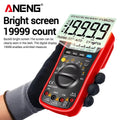 AN870 Smart Multimeter Digital Profesional 19999 Counts AC Voltage Tester Current NCV Capacitance Resistance Ohm Test Tool