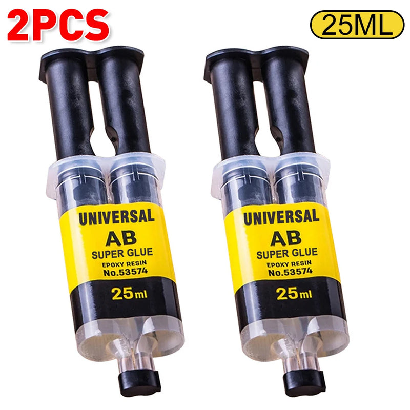 4/25Ml Epoxy Resin AB Glue Waterproof Instant Fast Adhesive Repair Strong Super Liquid Glue for Wood Plastic Metal Glue Welding
