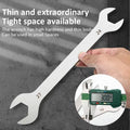 Ultra-Thin Open End Wrench Set 6-27Mm Plum Wrenches Combination Universal Dual Heads Ratchet Spanner Set Car Repairing Tools