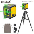 2-Line Green Laser Level Self-Leveling Cross Line, Mini Size USB Charging Convenient to Carry High Visibility Beams