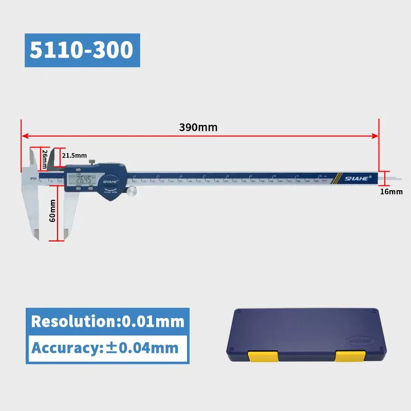 Hardened Stainless Steel Digital Caliper Electronic Vernier Caliper Micrometer Measuring Tools