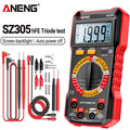 SZ305 Digital Multimeter Professional AC/DC Voltage Ammeter Capacitor Hfe Triode NCV Voltage Induction Electrician Tester