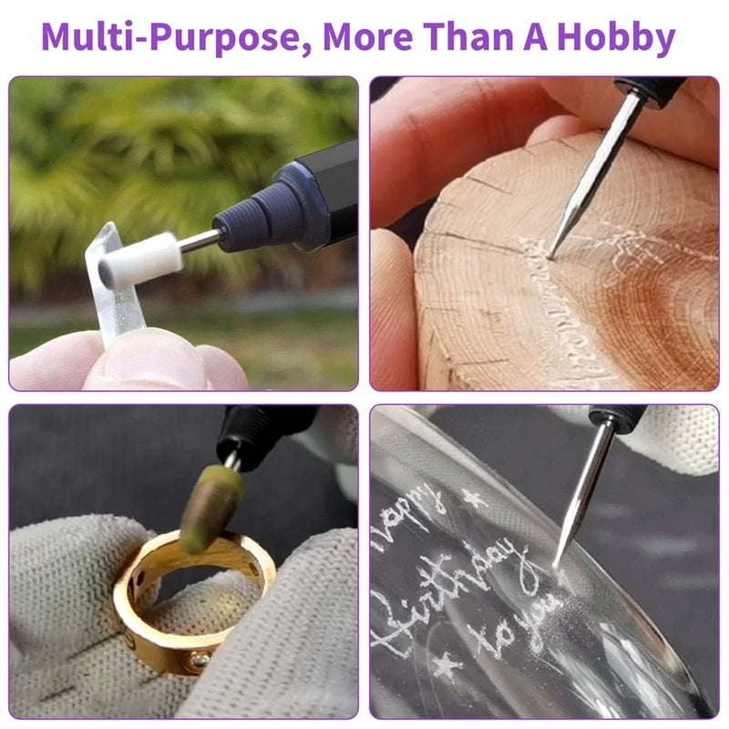 Rotary Tools Electric Engraving Pen Polishing Mini Grinder for Crafts Carve Engrave Grind Sand Polish Home DIY SGS Mini