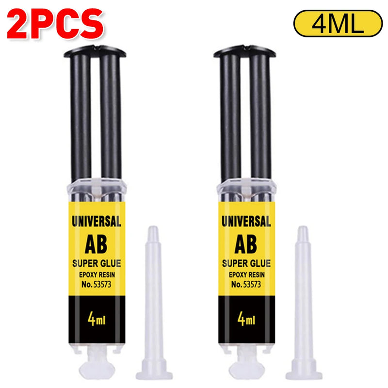 4/25Ml Epoxy Resin AB Glue Waterproof Instant Fast Adhesive Repair Strong Super Liquid Glue for Wood Plastic Metal Glue Welding