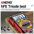 SZ305 Digital Multimeter Professional AC/DC Voltage Ammeter Capacitor Hfe Triode NCV Voltage Induction Electrician Tester