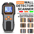6In1 Stud Finder Wall Scanner Detector Multifunction Wall Scanner for AC Cable Wires Wood Metal Pipe Electronic Measuring Tools