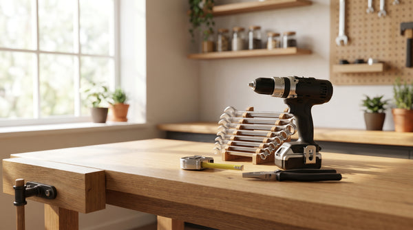 Varnem tools and home-repair workshop bench