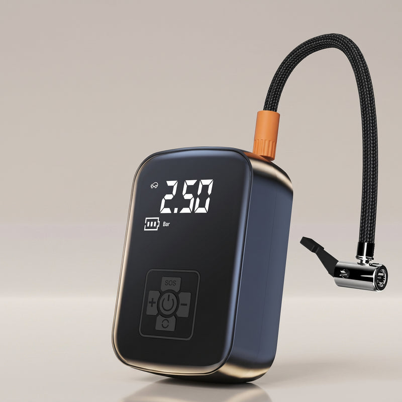 Portable Tire Inflator – 12V 150PSI Cordless Air Pump for Car, Bike, Motorcycle & Balls