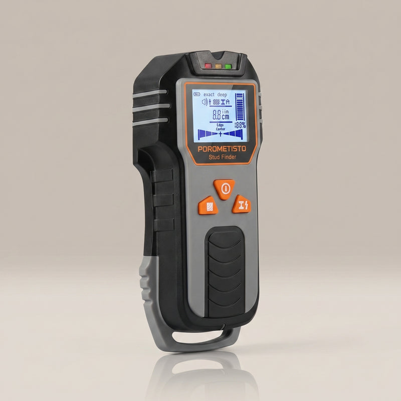 6-in-1 Stud Finder Wall Scanner – Detect Wood Studs, Metal, Pipes & Live AC Wires