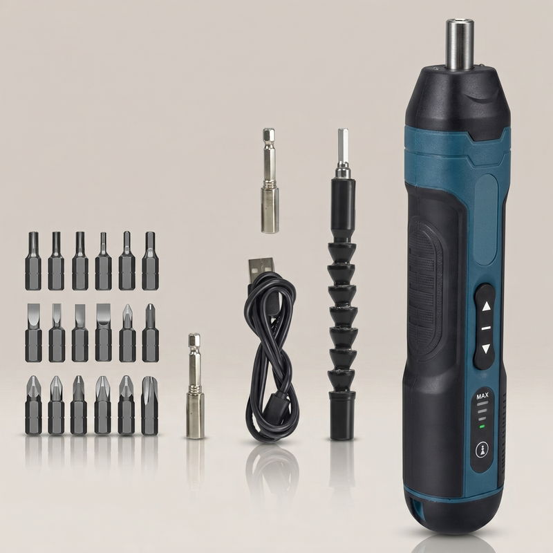 Mini Cordless Electric Screwdriver – 1300mAh Rechargeable Power Driver for Phone & Electronics