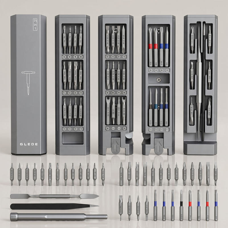 71-in-1 Precision Screwdriver Set – Magnetic Repair Bit Kit for iPhone, Laptop, Watch & Electronics
