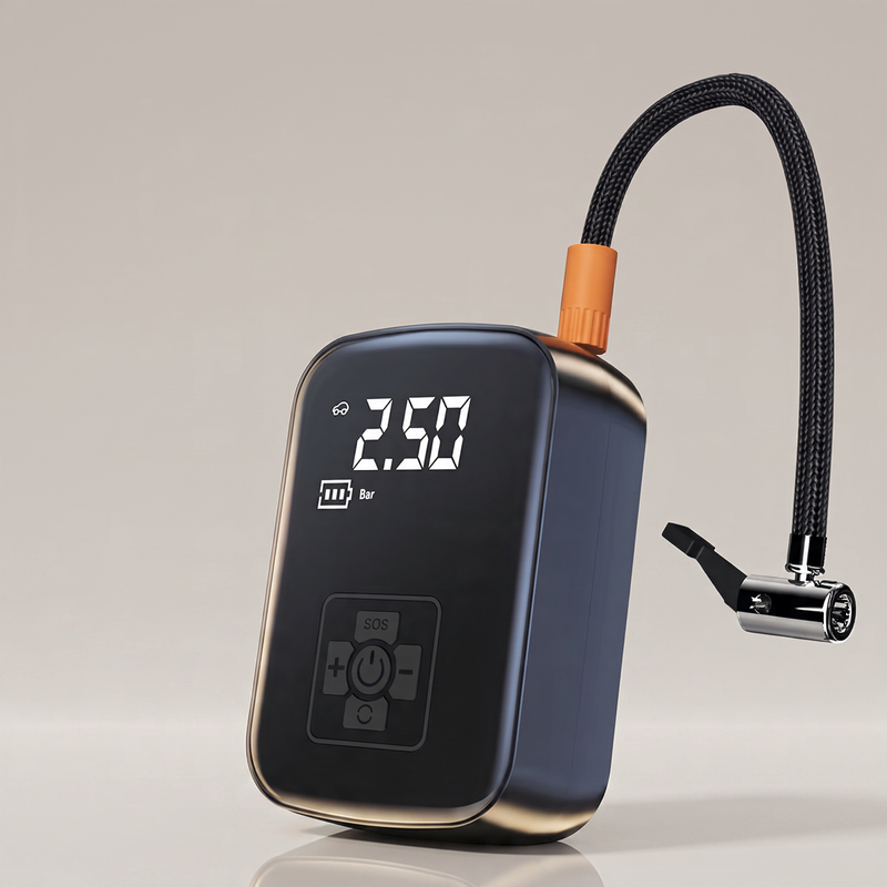 Portable Tire Inflator – 12V 150PSI Cordless Air Pump for Car, Bike, Motorcycle & Balls